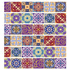 Tile Decals Mexican Traditional Stair Stickers 7.1 x 39.4 inch 6pcs