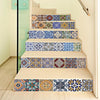 Tile Decals Mexican Traditional Stair Stickers 7.1 x 39.4 inch 6pcs