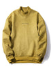 Crew Neck Graphic Print Suede Sweatshirt