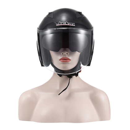 JIEKAI JK - 512 Motorcycle Open Face Helmet with Dual Lens