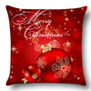 Christmas Balls Printed Home Decorative Throw Pillow Case