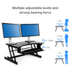 Height Adjustable Stand Up Desk Converter for Office Use