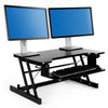 Height Adjustable Stand Up Desk Converter for Office Use