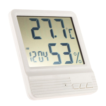 Indoor LCD Electronic Temperature Humidity Meter Clock