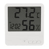 Indoor LCD Electronic Temperature Humidity Meter Clock