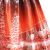 Christmas Tree Lace Panel Vintage Dress