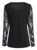 Ugly Christmas Lace Sleeve Top