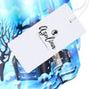 Christmas Sleeveless Snow View Print Vintage Dress