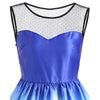 Christmas Sleeveless Snow View Print Vintage Dress