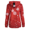 Christmas Snowman Snowflake Santa Claus Hoodie