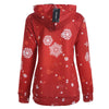 Christmas Snowman Snowflake Santa Claus Hoodie