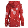 Christmas Snowman Snowflake Santa Claus Hoodie