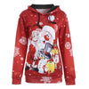 Christmas Snowman Snowflake Santa Claus Hoodie