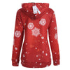 Christmas Snowman Snowflake Santa Claus Hoodie