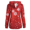Christmas Snowman Snowflake Santa Claus Hoodie