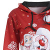 Christmas Snowman Snowflake Santa Claus Hoodie
