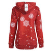 Christmas Snowman Snowflake Santa Claus Hoodie