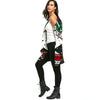 Christmas Graphic Tunic Knitted Draped Cardigan