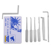 LOCKMALL Portable Lock Pick Practice Tool Kit for Locksmith 8PCS