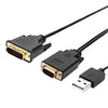 CableDeconn E0109 VGA Male to DVI Male Cable 1.5m