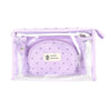 Portable Zipper Closure Travelling Toiletry Bag 3PCS