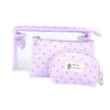 Portable Zipper Closure Travelling Toiletry Bag 3PCS