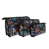 Women Portable Cosmetic Bag Makeup Pouch 3PCS