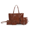 4pcs Women Tote Handbag Shoulder Crossbody Bag