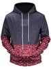 Paisley Print Kangaroo Pocket Hoodie
