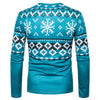 Crew Neck 3D Cat Geometric Print Christmas T-shirt