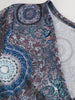 Vintage V Neck Tribal Print Mini Surplice Dress