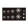 Christmas Snowflakes Pattern Wall Stickers For Bedroom