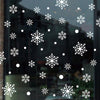Christmas Snowflakes Pattern Wall Stickers For Bedroom