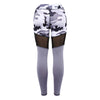 Trendy Camouflage Print Mesh Spliced Women Yoga Pants