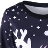 Ugly Christmas Elk Snowflake Sweatshirt
