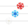 2M 20 LEDs Snowflake Wire Cooper Wire String Light