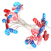 2M 20 LEDs Walking Stick Shape Cooper Wire String Light