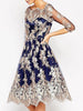 Embroidery Vintage Party Dress