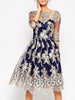 Embroidery Vintage Party Dress