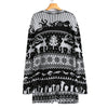 Christmas Elk Knit Draped Tunic Cardigan
