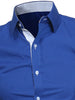 Turndown Collar Panel Design Formal Shirt