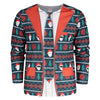 Crew Neck Long Sleeve Christmas T-shirt