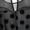 Plus Size Polka Dot Sleeveless Vintage Dress