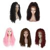 Fluffy Curly Long Lace Frontal Synthetic Wig