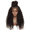 Fluffy Curly Long Lace Frontal Synthetic Wig