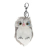 Lovely Owl Style Artificial Rabbit Fur Keychain