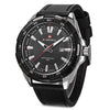 NAVIFORCE 9056 Male Quartz Watch Leather Strap 3ATM Water Resistant Luminous
