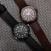 NAVIFORCE 9056 Male Quartz Watch Leather Strap 3ATM Water Resistant Luminous