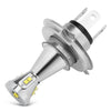 H4 Universal Fog Lamp Car LED Bulb Double-cone Shape