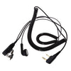 SH - 02K Air Acoustic Tube Mic Walkie Talkie Headset Earpiece
